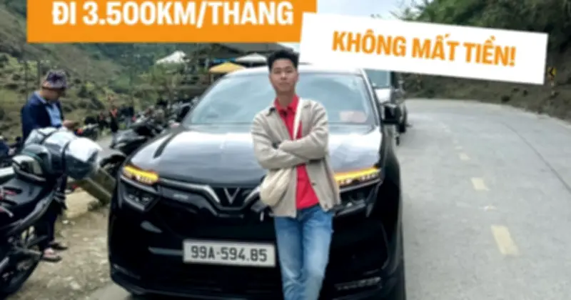 Hướng dẫn viên du lịch lái VinFast VF 8 đi 3.600km/tháng không tốn tiền sạc
