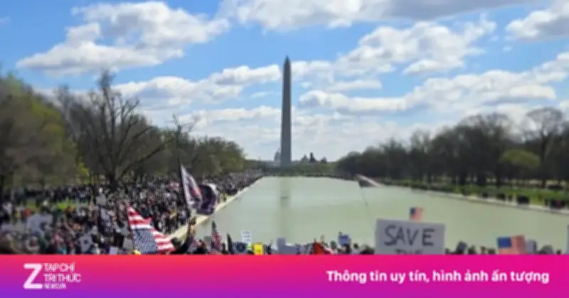 Hàng triệu người Mỹ xuống đường trong ngày 28/3 phản đối Tổng thống Trump