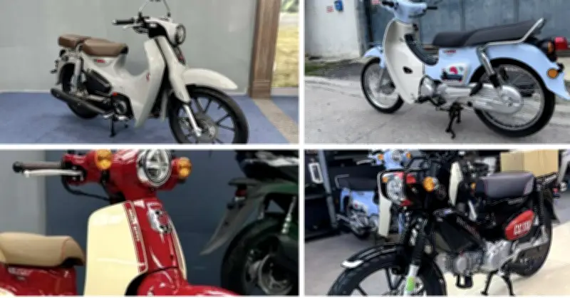 Honda Cub nhập ngoại độc lạ giá trăm triệu vẫn hút khách tại Việt Nam