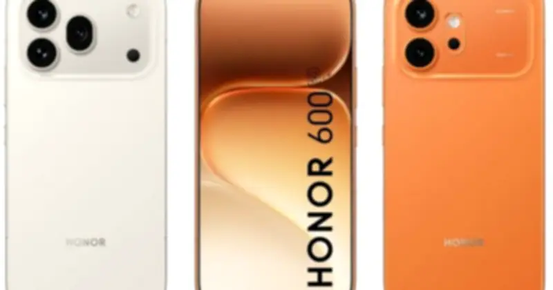 Honor 600 và 600 Pro lộ diện: Thiết kế giống iPhone 17 Pro, pin silicon 9000mAh khủng