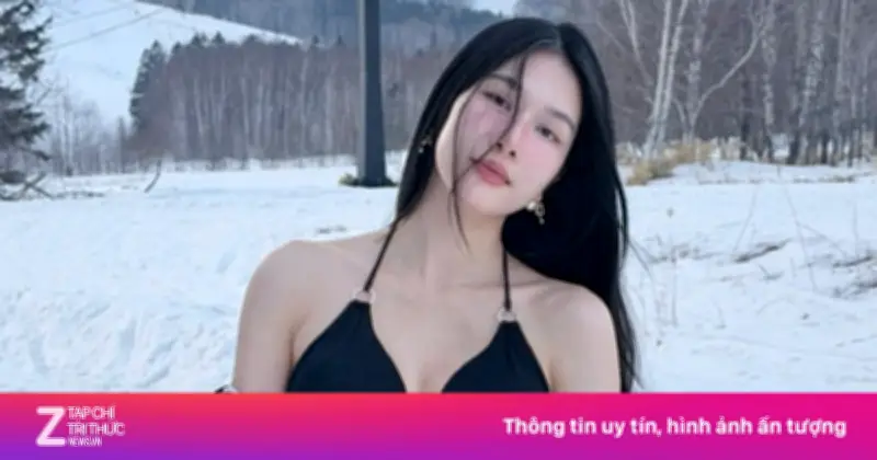 Á hậu Phương Anh gợi cảm giữa trời tuyết Nhật Bản cùng ông xã sau khi rời Sen Vàng