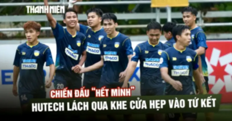 Hậu Trường Trận Đấu: HUTECH Vượt Qua Khe Cửa Hẹp Vào Tứ Kết