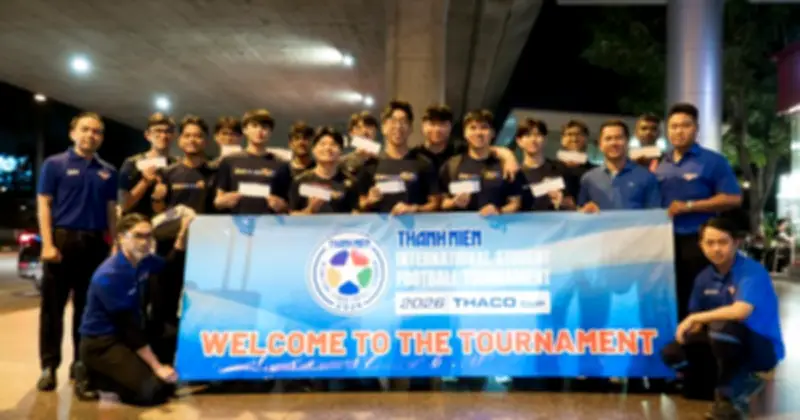 Đội ĐH Quốc gia Singapore đến Việt Nam tham dự giải bóng đá sinh viên quốc tế 2026