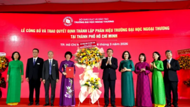 Đại học Ngoại thương thành lập phân hiệu tại TP.HCM, đẩy mạnh đào tạo chất lượng cao