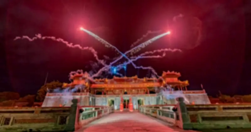 Đại Nội Huế mở cửa miễn phí ban đêm dịp lễ, tái hiện văn hóa cung đình hoành tráng