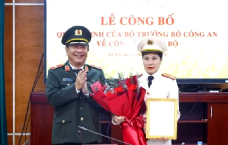 Đại tá Nguyễn Thị Thu Hằng được bổ nhiệm làm Phó Cục trưởng Cục Truyền thông CAND