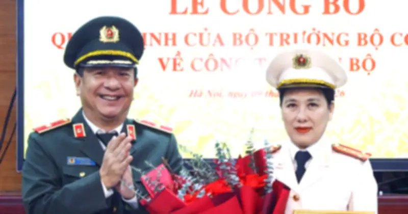 Đại tá Nguyễn Thị Thu Hằng được bổ nhiệm làm Phó Cục trưởng X04 Bộ Công an