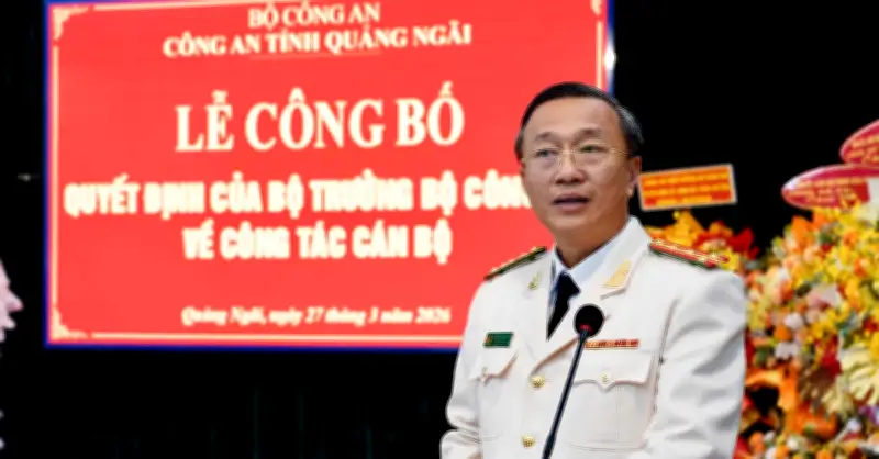 Đại tá Nguyễn Thanh Long được bổ nhiệm làm Phó Giám đốc Công an tỉnh Quảng Ngãi