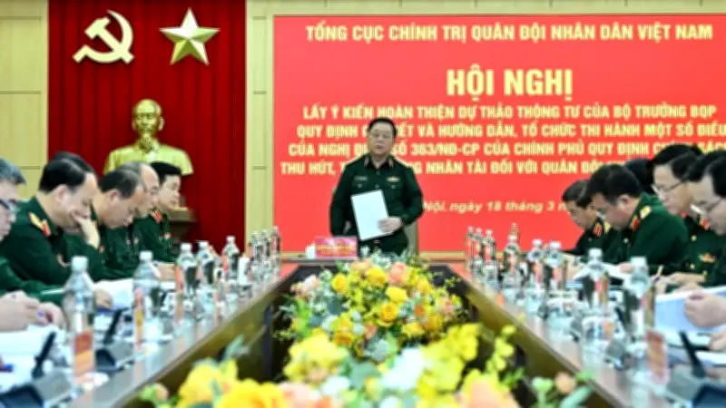 Đại tướng Nguyễn Trọng Nghĩa chủ trì hội nghị hoàn thiện thông tư thu hút nhân tài cho Quân đội