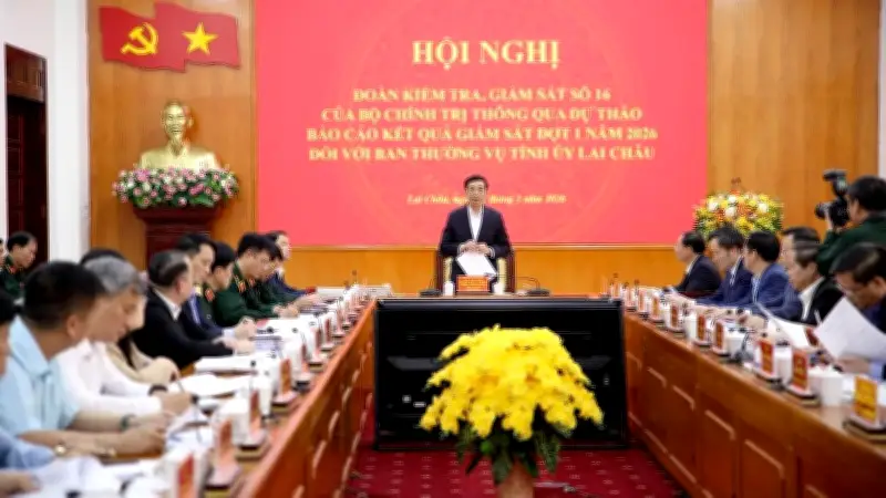 Đại tướng Phan Văn Giang đánh giá cao công tác triển khai Nghị quyết và bầu cử tại Lai Châu