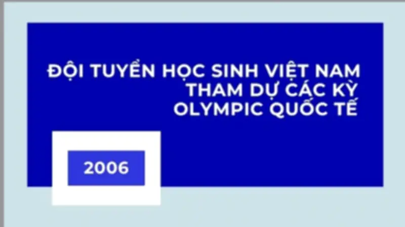 Đội tuyển học sinh Việt Nam sẵn sàng chinh phục Olympic quốc tế 2026