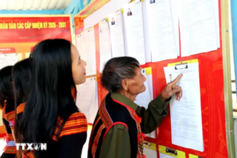 Điện Điện Cử Tri Vùng Lũ Phấn Khởi Đón Ngày Hội Lớn