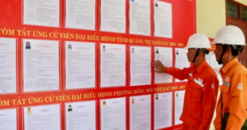 Điện lực Quảng Trị tăng cường trực 24/24 giờ bảo đảm điện cho bầu cử