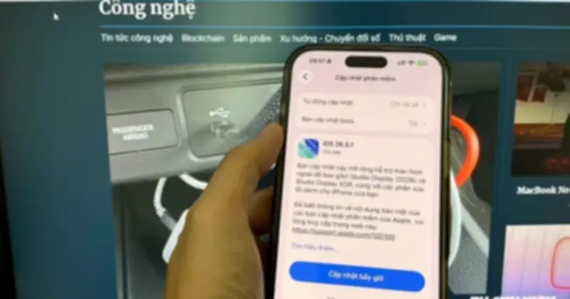 iOS 26.3.1 ra mắt hỗ trợ Studio Display mới, chuẩn bị cho tuần tới