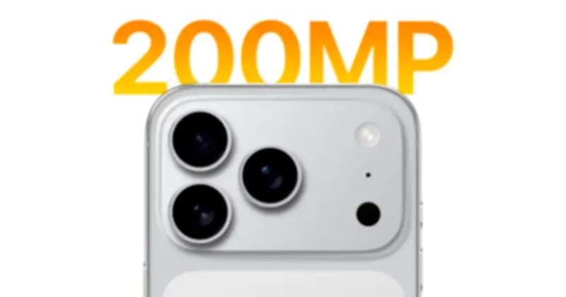 iPhone 18 Pro dùng cảm biến 200MP: Bước đi chiến lược của Apple