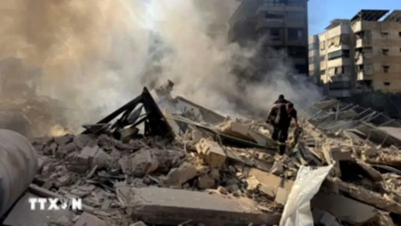 Israel không kích Beirut, Hezbollah bị tấn công, hàng chục nghìn người Liban sơ tán