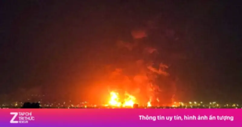 Israel Không Kích Kho Dầu Iran, Tehran Rung Chuyển Trong Đêm