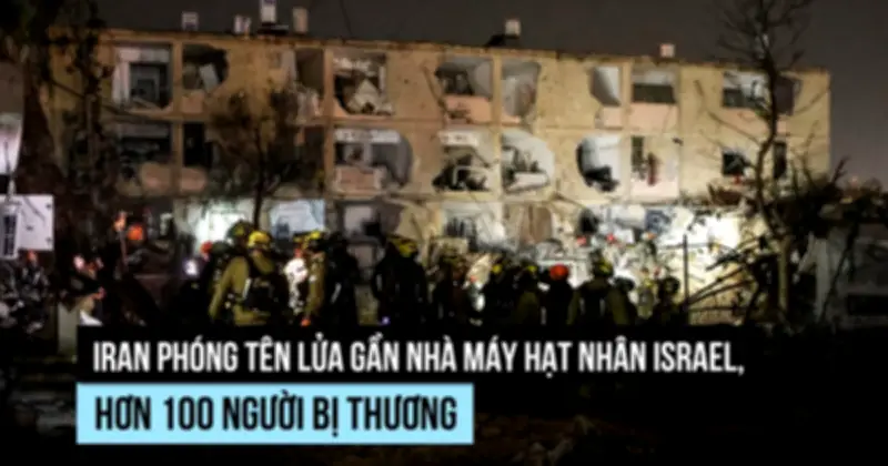Israel Thất Bại Trong Việc Đánh Chặn Tên Lửa Iran Tấn Công Căn Cứ Hạt Nhân