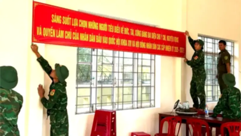 Đắk Lắk: Bộ đội Biên phòng Xuân Hòa khẩn trương chuẩn bị cho ngày bầu cử đại biểu Quốc hội và HĐND