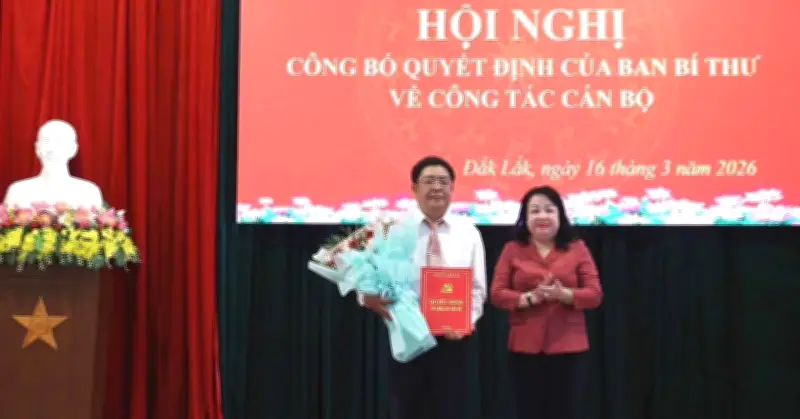 Đắk Lắk công bố nhân sự mới tại Ủy ban Kiểm tra Tỉnh ủy nhiệm kỳ 2025-2030