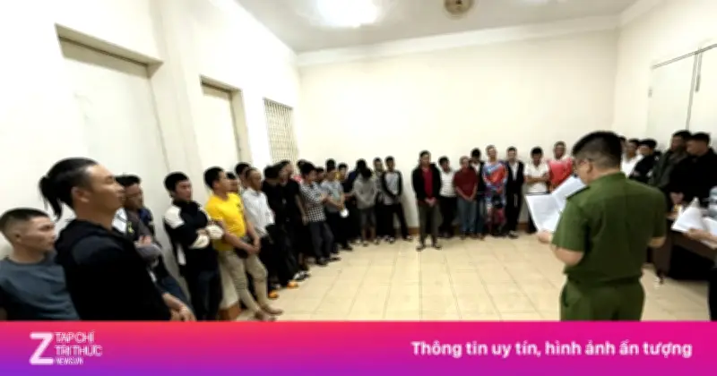 Đắk Lắk: Tạm giữ 40 người trong đường dây đánh bạc ngụy trang dưới hình thức câu cá thưởng tiền
