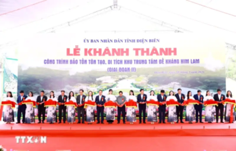 Khởi công dự án bảo tồn di tích Khu trung tâm đề kháng Him Lam với 91 tỷ đồng