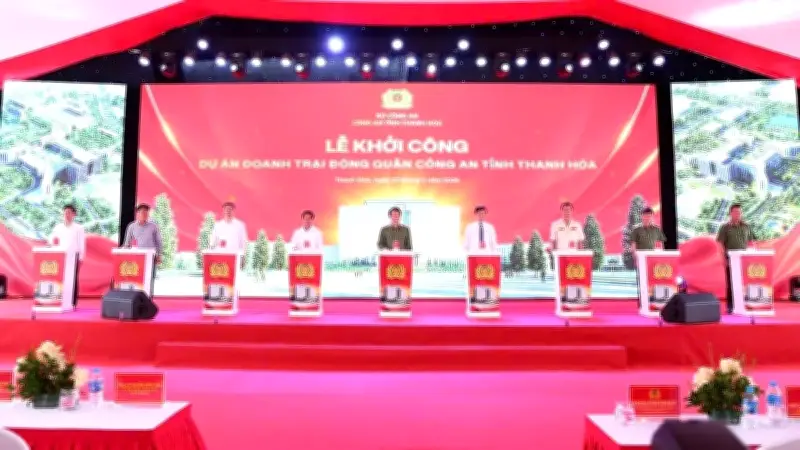 Khởi Công Dự Án Trụ Sở Công An Thanh Hóa Trên Diện Tích 32,8ha