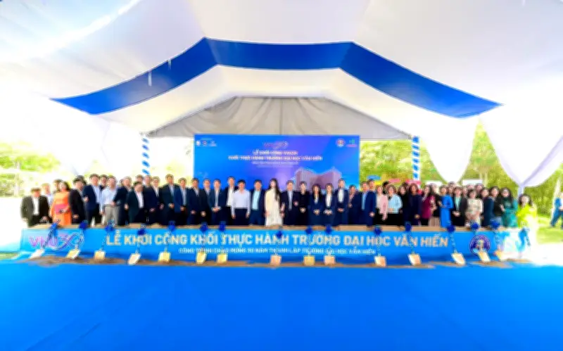 Khởi Công Khối Thực Hành VHU30: Bước Đột Phá Trong Đào Tạo Thực Tiễn Tại Đại Học Văn Hiến