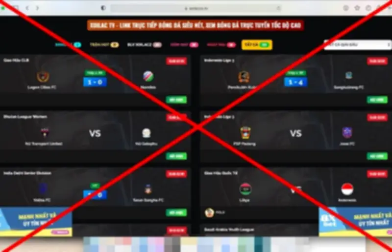 Khởi tố 30 đối tượng trong đường dây web lậu xôi lạc TV