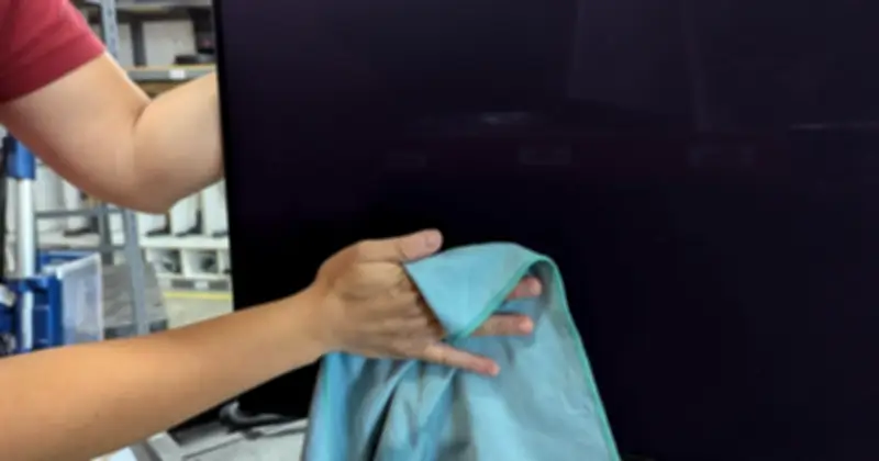 Khăn lau vi sợi: Lựa chọn tối ưu để vệ sinh màn hình OLED an toàn