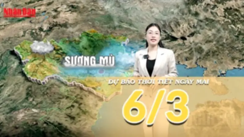 Không khí lạnh tăng cường gây mưa, sương mù dày đặc tại Bắc Bộ và Trung Bộ