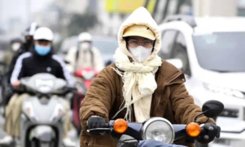 Không khí lạnh tràn xuống miền Bắc, nhiệt độ giảm sâu từ đêm nay