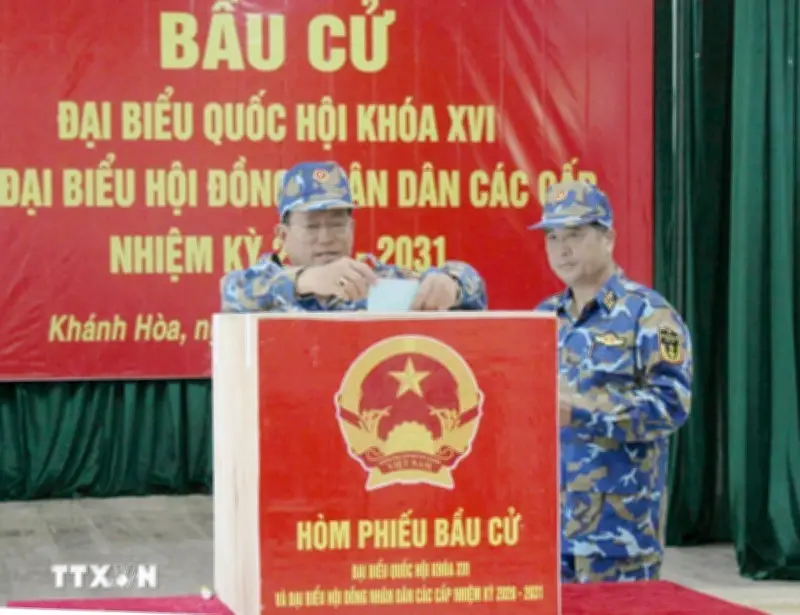 Khánh Hòa tổ chức bầu cử sớm tại đặc khu Trường Sa, bảo đảm quyền công dân