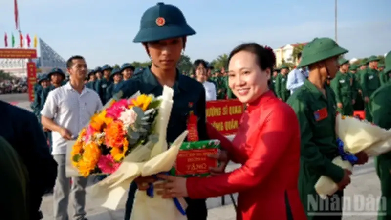 Khánh Hòa Tiễn 3.573 Thanh Niên Lên Đường Thực Hiện Nghĩa Vụ Quân Sự Và Công An