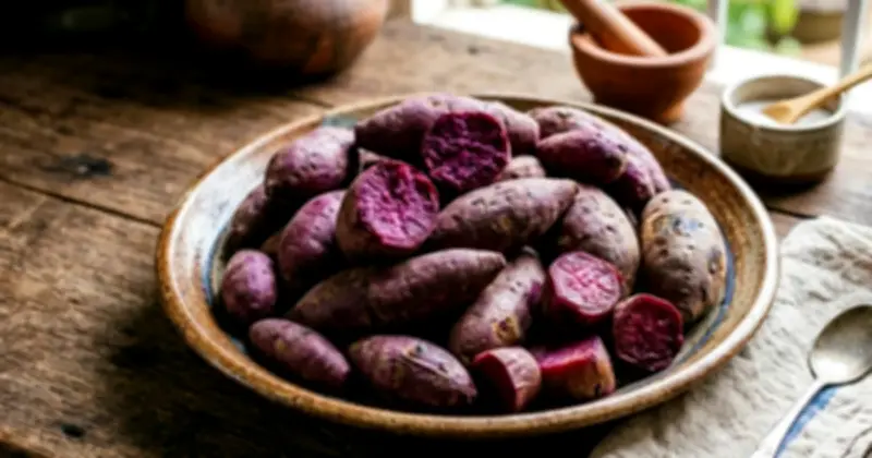 Khoai lang tím: Thực phẩm vàng với 7 lợi ích sức khỏe vượt trội