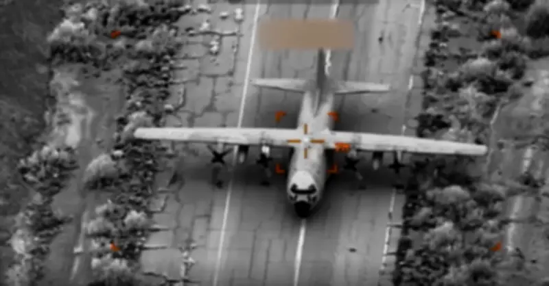 Khoảnh khắc máy bay Iran bốc cháy sau đòn tấn công từ Mỹ