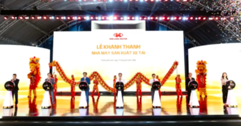 Kim Long Motor Khánh Thành Nhà Máy Xe Tải Tại Huế, Đánh Dấu Bước Ngoặt Công Nghiệp Ô Tô