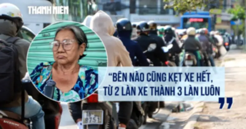 Kẹt xe ám ảnh đường Nguyễn Tất Thành: Người dân kỳ vọng mở rộng 8 làn xe