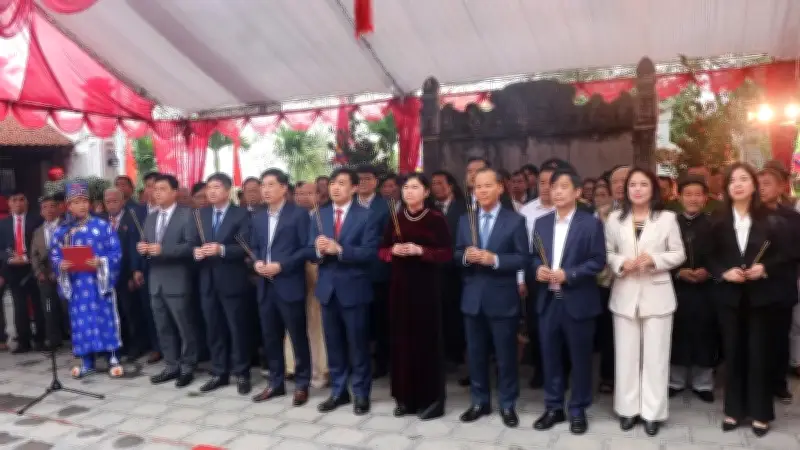 Lễ dâng hương Văn Miếu Bắc Ninh: Tôn vinh truyền thống hiếu học, khai bút đầu xuân