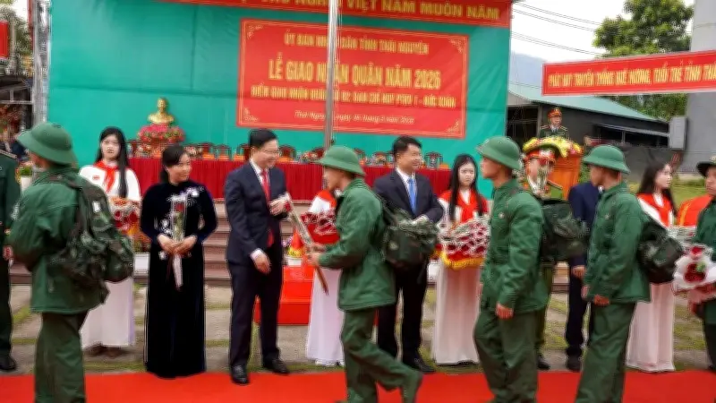 Lễ Giao Nhận Quân Tại Bắc Kạn: Hàng Ngàn Tân Binh Hào Hứng Lên Đường Nhập Ngũ