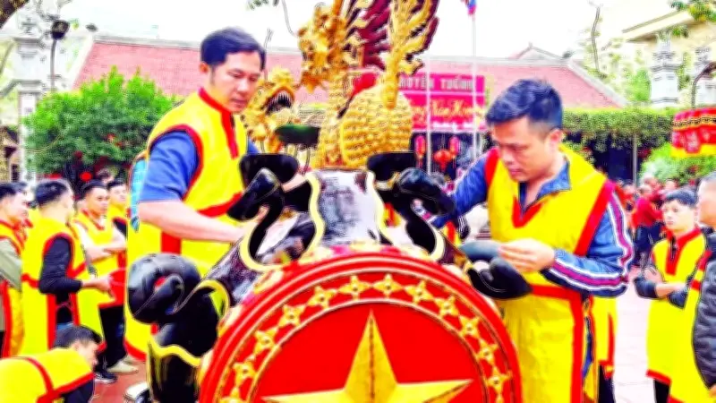 Lễ hội rước pháo Đồng Kỵ: Tái hiện hào khí lịch sử thời Vua Hùng