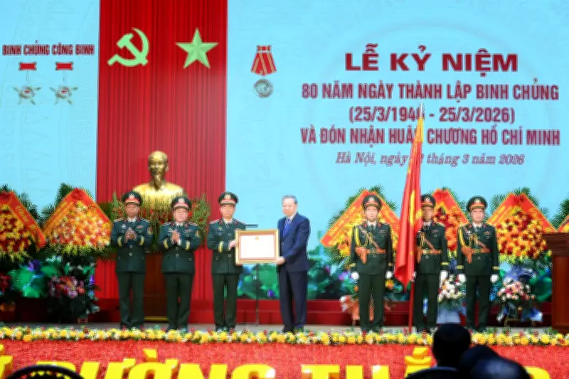 Lễ kỷ niệm 80 năm Binh chủng Công binh: Vinh dự đón nhận Huân chương Hồ Chí Minh