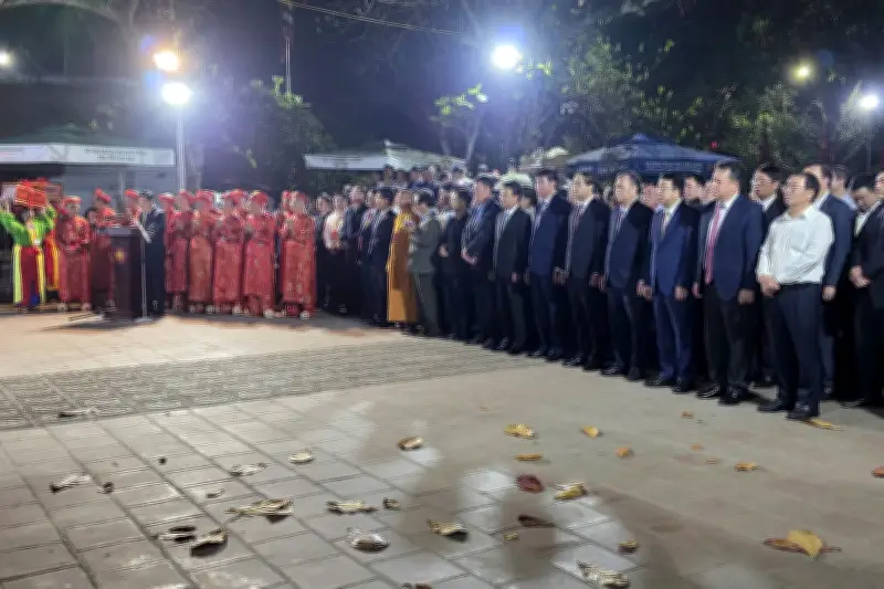 Lễ Khai ấn đền Trần được công nhận là di sản văn hóa phi vật thể quốc gia