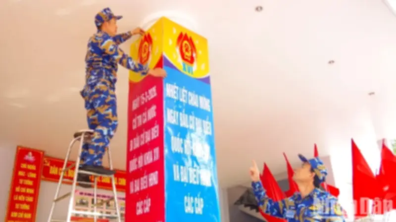 Lữ đoàn 125 chuẩn bị chu đáo cho bầu cử Hội đồng nhân dân khóa XVI