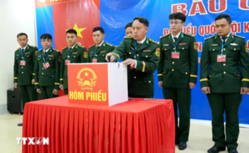 Lai Châu tổ chức bầu cử tại các đồn biên phòng, đảo sân bay