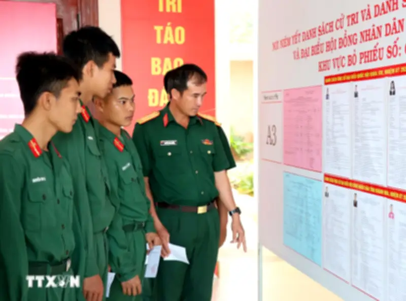 Lực lượng vũ trang chuẩn bị đầy đủ, chủ động cho ngày bầu cử Quốc hội và HĐND