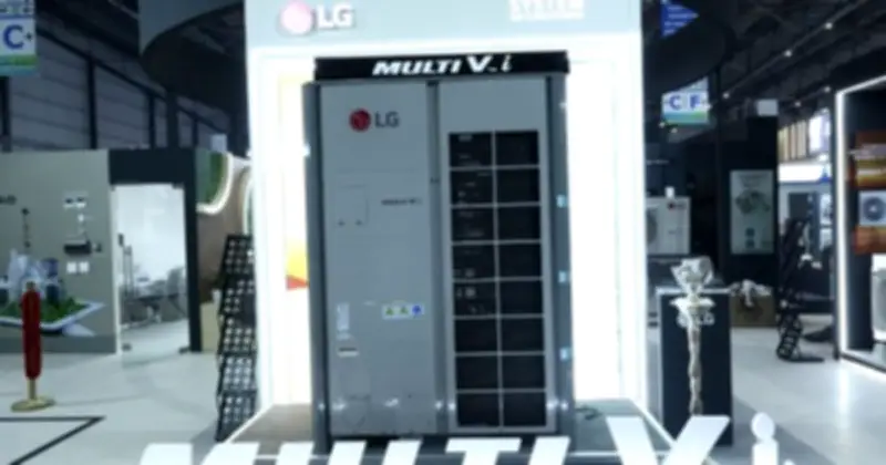 LG giới thiệu loạt giải pháp HVAC ứng dụng AI tại triển lãm ACREX ISHRAE 2026