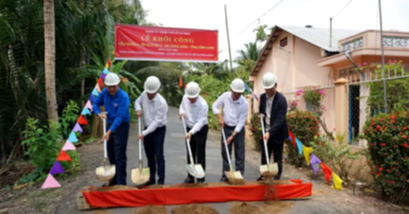 LG Việt Nam đồng hành xây cầu Vùng 4 tại Vĩnh Long, cải thiện giao thông nông thôn