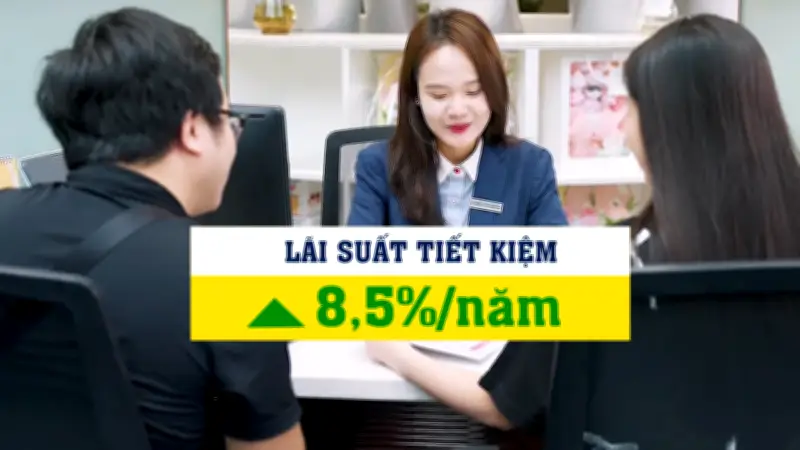 Lãi suất tiết kiệm tăng mạnh, ngân hàng đẩy mức cao nhất lên 8,5%/năm