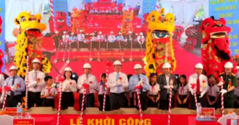 Lâm Đồng khởi công xây dựng 3 trường nội trú liên cấp cho học sinh vùng biên giới